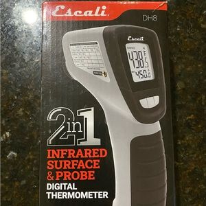 New Escali 2 In 1 Infrared Digital Thermometer (Surface and Probe)..